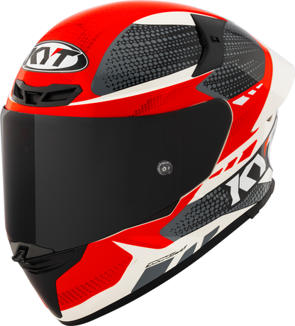 KYT TT-REVO - GEAR BLACK RED