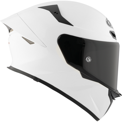 KYT  TT-REVO PLAIN PEARL WHITE