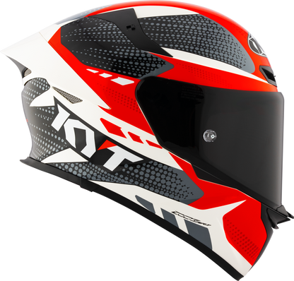 KYT TT-REVO - GEAR BLACK RED