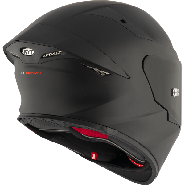 KYT TT REVO PLAIN MATT BLACK