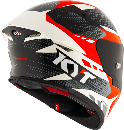KYT TT-REVO - GEAR BLACK RED