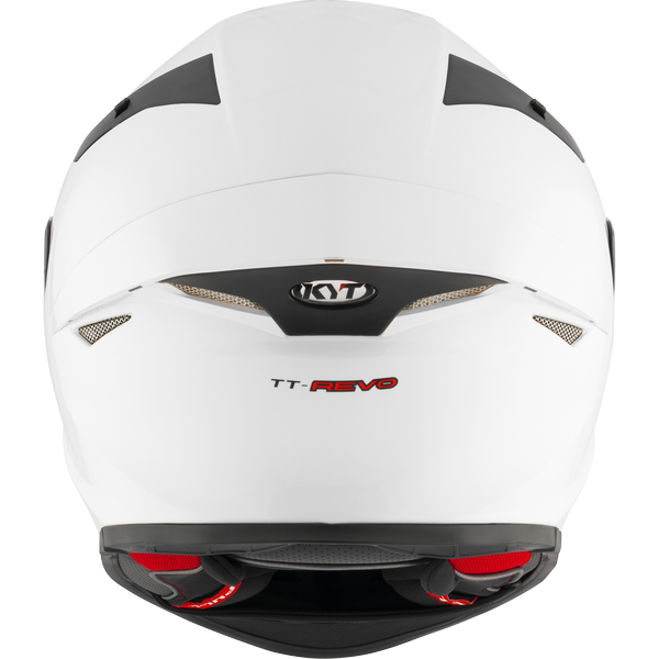 KYT  TT-REVO PLAIN PEARL WHITE