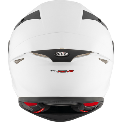 KYT  TT-REVO PLAIN PEARL WHITE