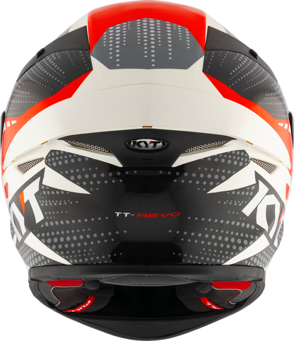 KYT TT-REVO - GEAR BLACK RED