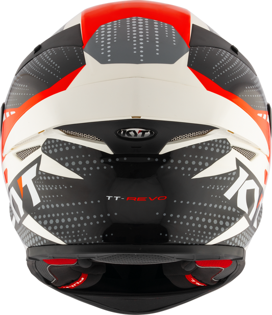 KYT TT-REVO - GEAR BLACK RED
