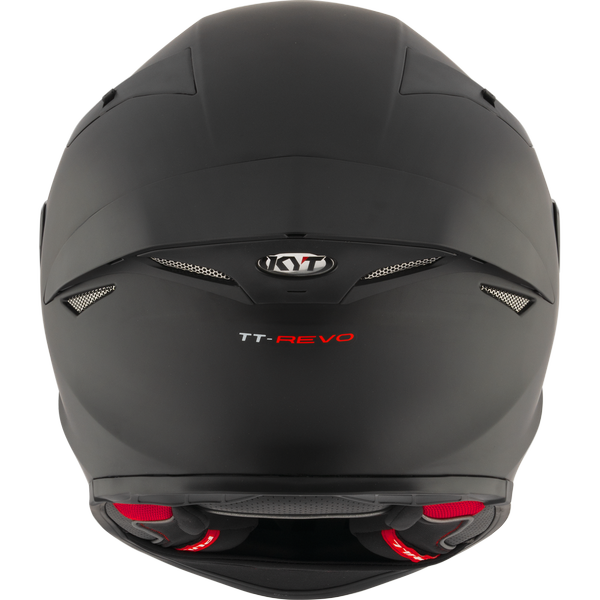 KYT TT REVO PLAIN MATT BLACK