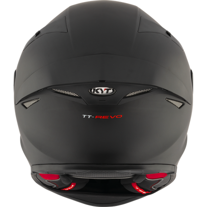 KYT TT REVO PLAIN MATT BLACK