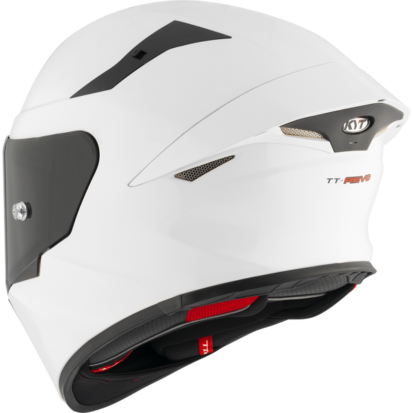 KYT  TT-REVO PLAIN PEARL WHITE