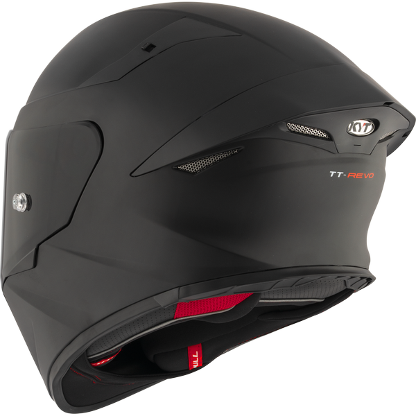 KYT TT REVO PLAIN MATT BLACK