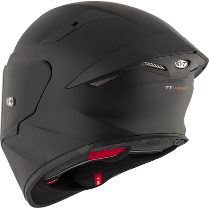 KYT TT REVO PLAIN MATT BLACK