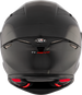 KYT TT REVO PLAIN BLACK GLOSS