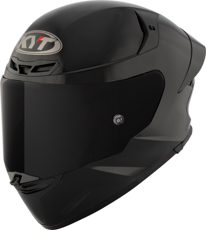 KYT TT REVO PLAIN BLACK GLOSS