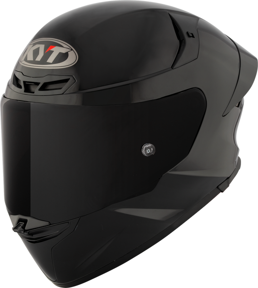 KYT TT REVO PLAIN BLACK GLOSS