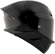 KYT TT REVO PLAIN BLACK GLOSS