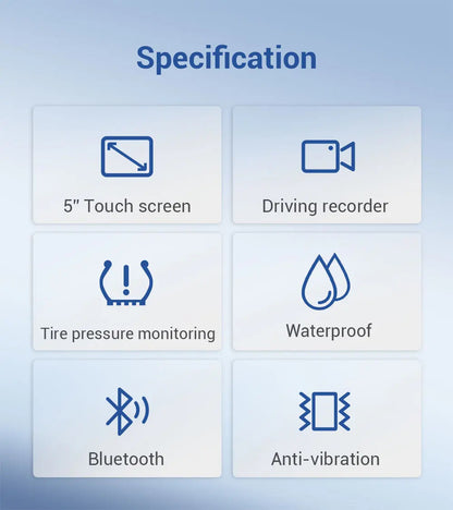 LBC E1 5" Screen & Dashcam Series
