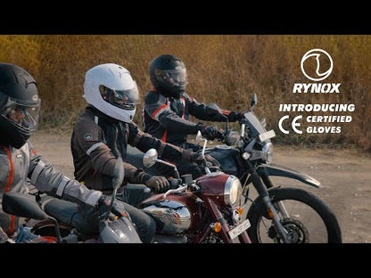 Rynox Air GT SP Motosport Gloves – Black White